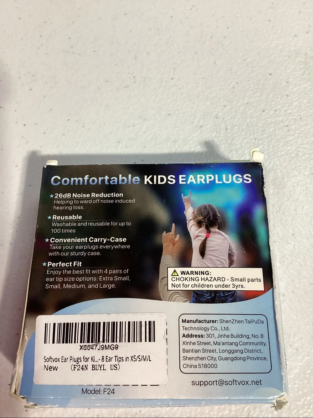 Kids Noise Reduction Ear Plugs - Blue and Yellow
